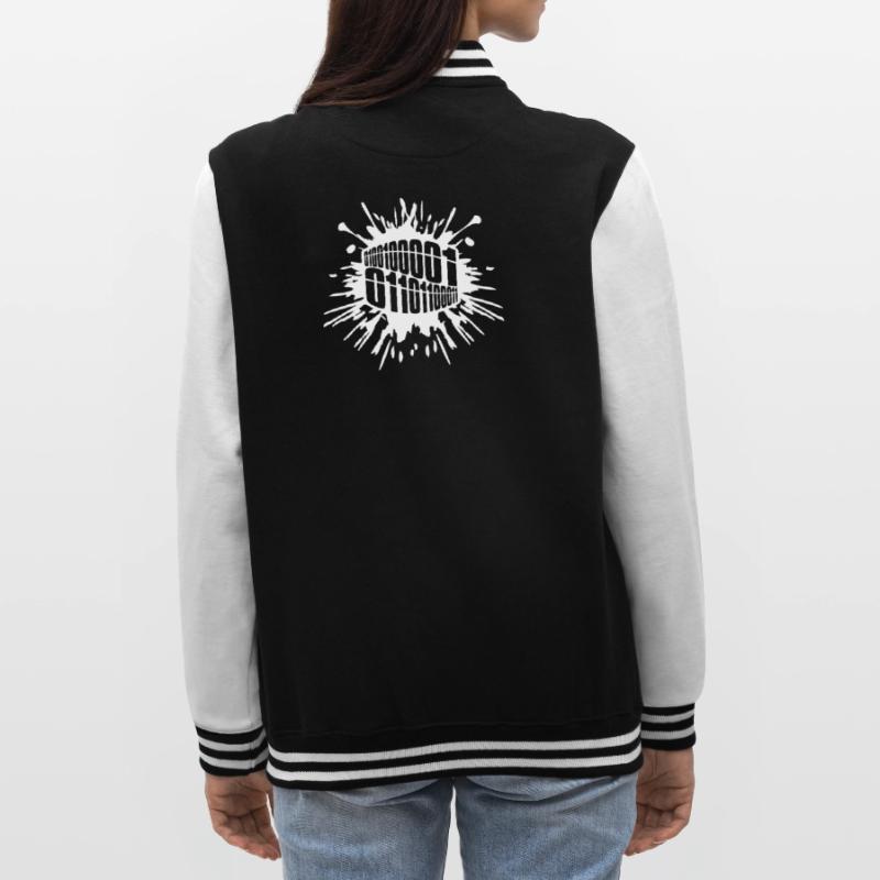 Langage de programme de code binaire Veste Teddy