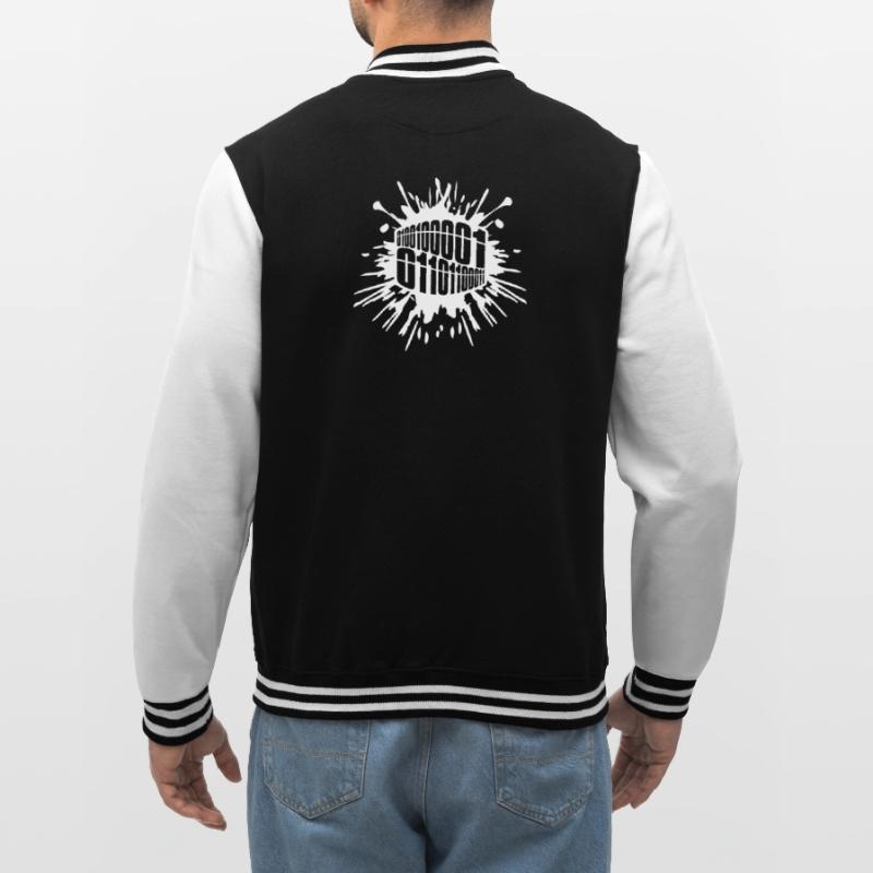 Langage de programme de code binaire Veste Teddy