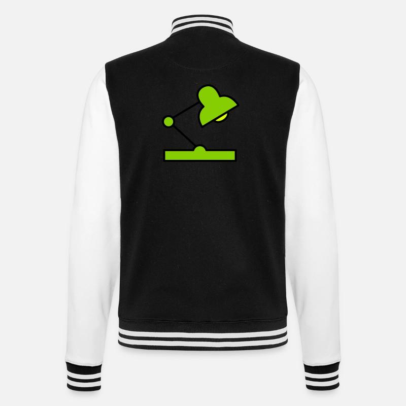 Lampe de bureau - Veste Teddy - noir/blanc