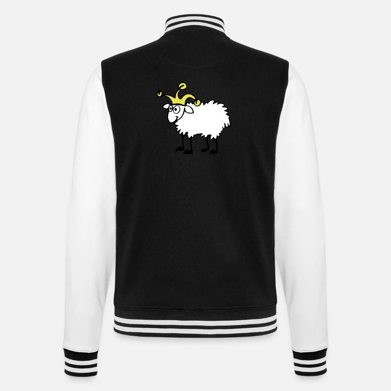Moutons avec bonnet d'âne - Veste Teddy - noir/blanc