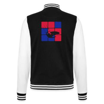 Kitesurfen - College-Sweatjacke - Schwarz/Weiß - Hinten - Marisol (170cm)