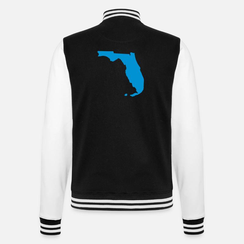 Florida - College-Sweatjacke - Schwarz/Weiß