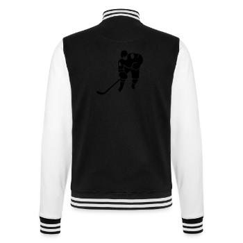 Eishockey - College-Sweatjacke - Schwarz/Weiß - Hinten - Marisol (170cm)