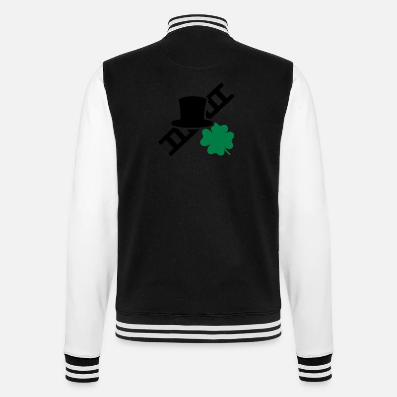 Ramoneur - Veste Teddy - noir/blanc