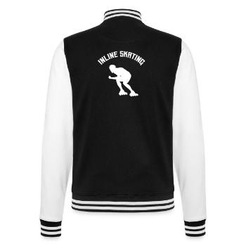 Inline Skating - College-Sweatjacke - Schwarz/Weiß - Hinten - Marisol (170cm)