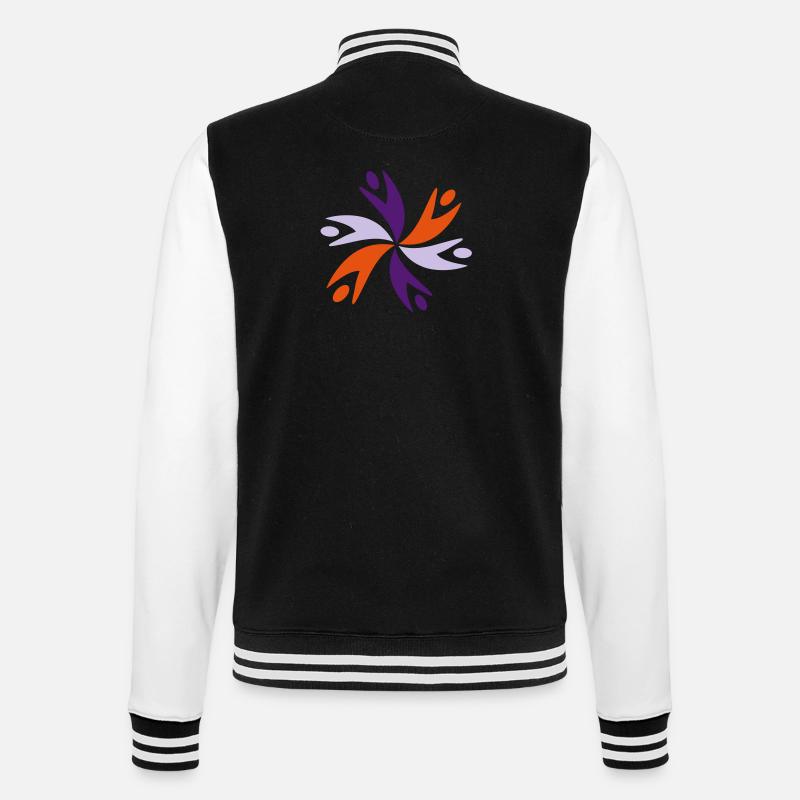 team - Veste Teddy - noir/blanc