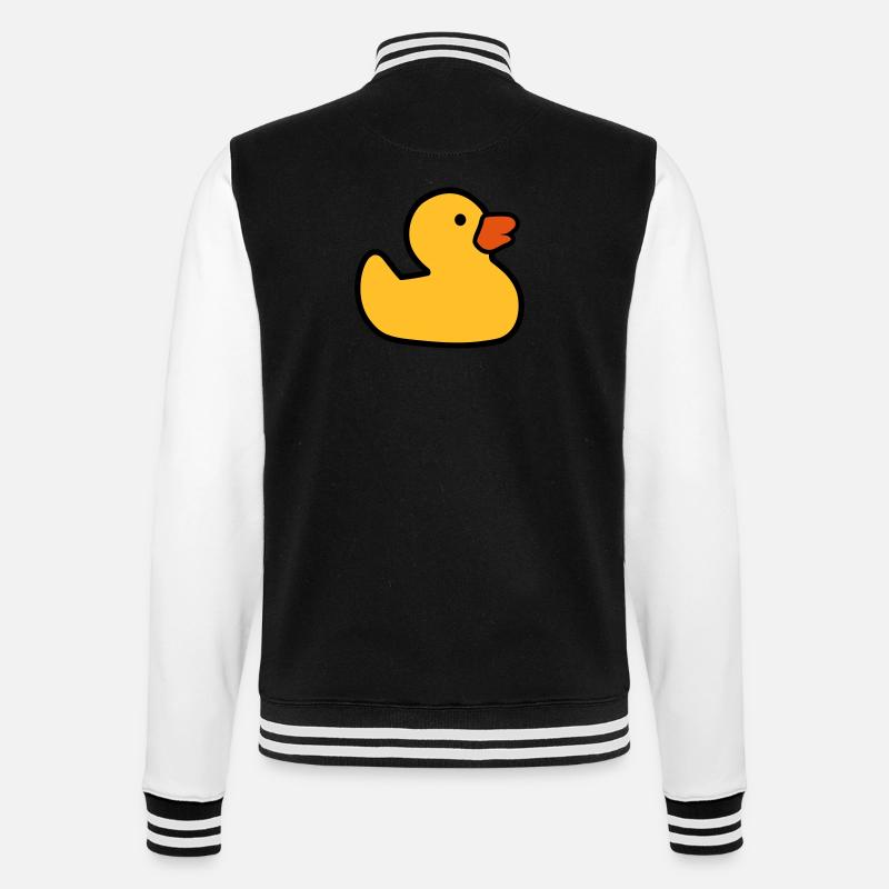 Rubber duck - College Sweat Jacket - black/white