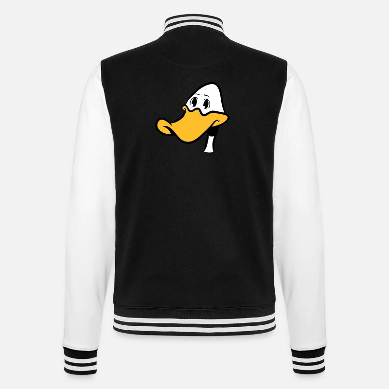 Triste canard sucré - Veste Teddy - noir/blanc