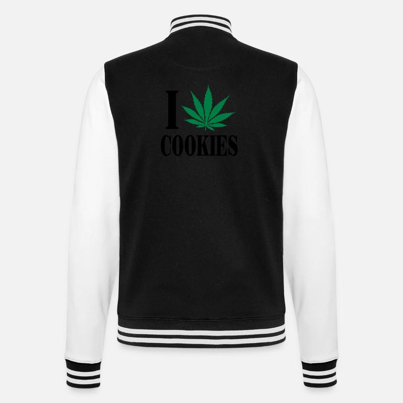 I love cookies - Veste Teddy - noir/blanc