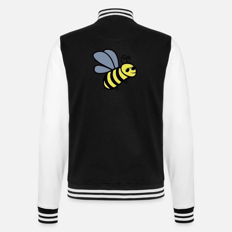 Abeille Cool - Veste Teddy - noir/blanc