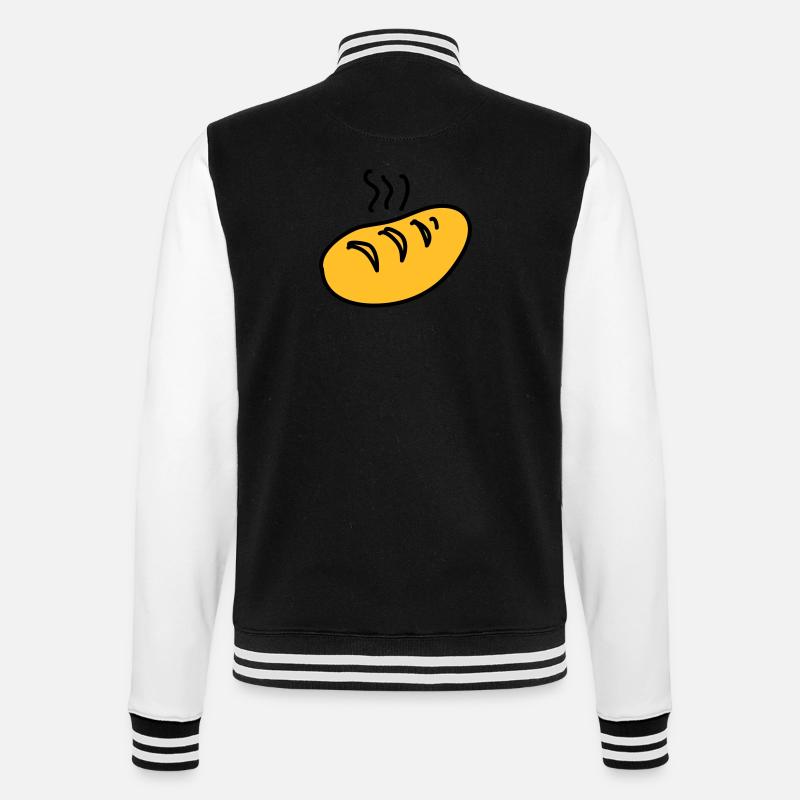 Pain - Veste Teddy - noir/blanc