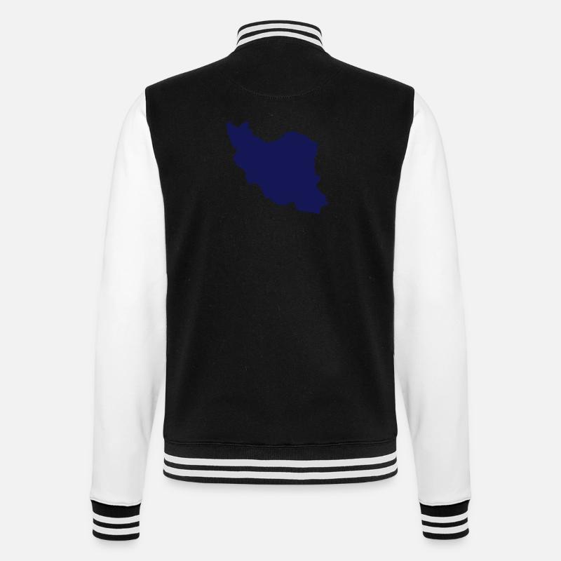 Iran - Veste Teddy - noir/blanc