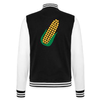 Mais - College-Sweatjacke - Schwarz/Weiß - Hinten - Marisol (170cm)