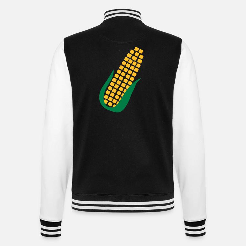 Mais - College-Sweatjacke - Schwarz/Weiß