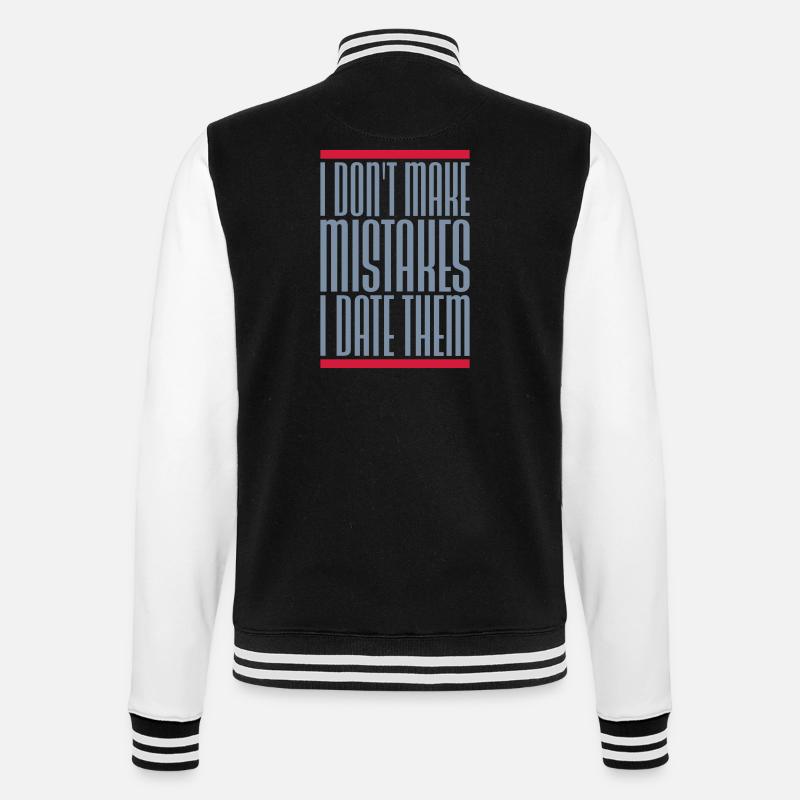 Date Erreurs Citation Logo - Veste Teddy - noir/blanc