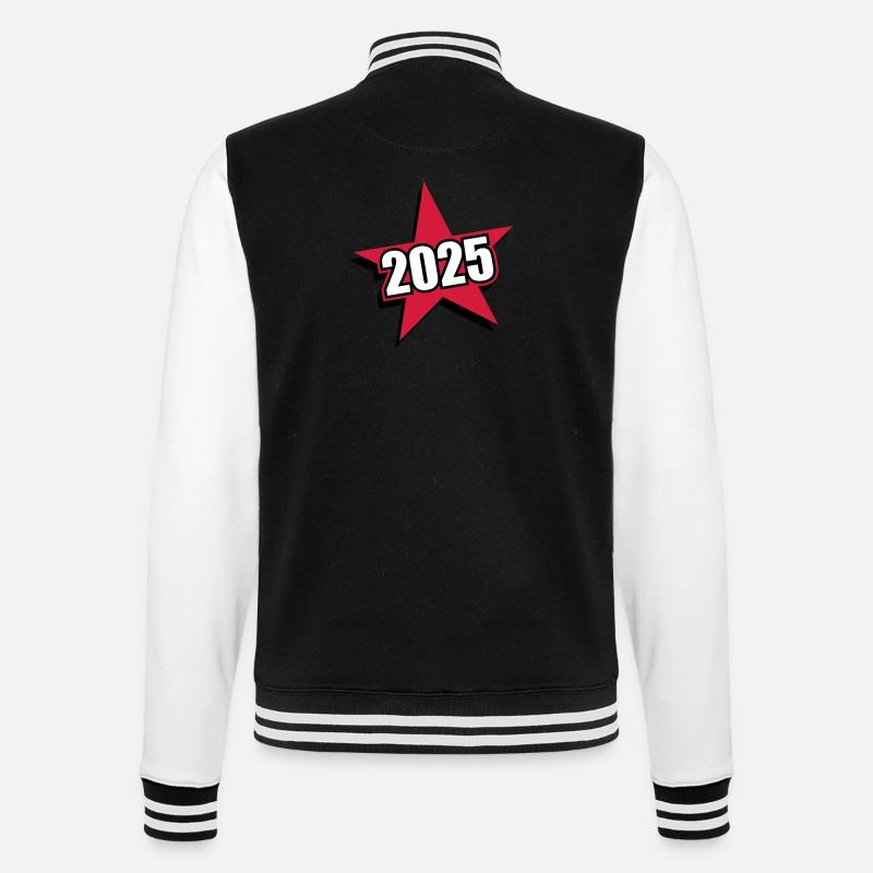 2025 Star - College Sweat Jacket - black/white
