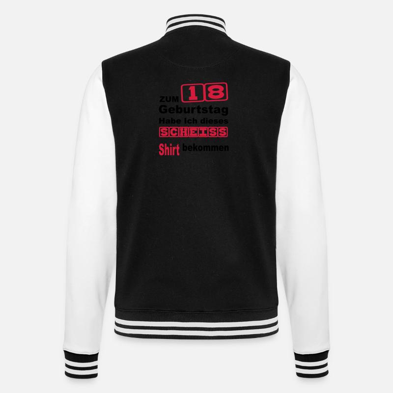 18e anniversaire - Veste Teddy - noir/blanc