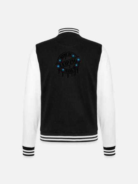 made_in_leipzig_02 - College-Sweatjacke - Schwarz/Weiß