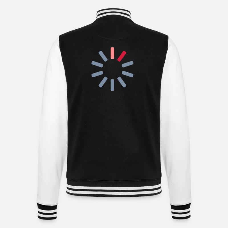 Buffer no connection Logo - College Sweat Jacket - black/white
