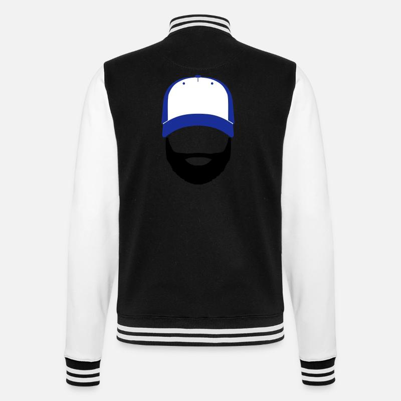 Bill Doe - Veste Teddy - noir/blanc