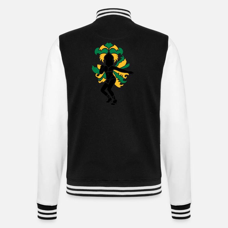 Samba - Veste Teddy - noir/blanc