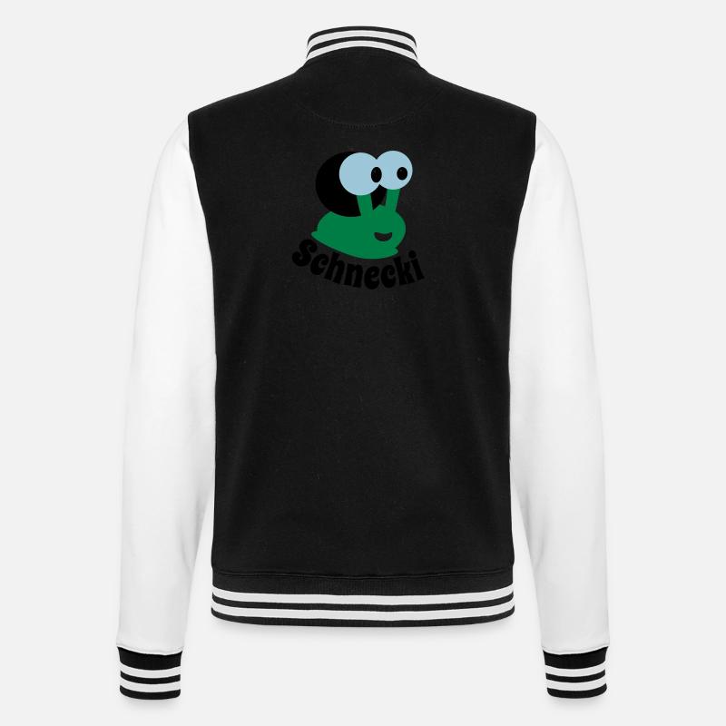 Schnecki - College-Sweatjacke - Schwarz/Weiß