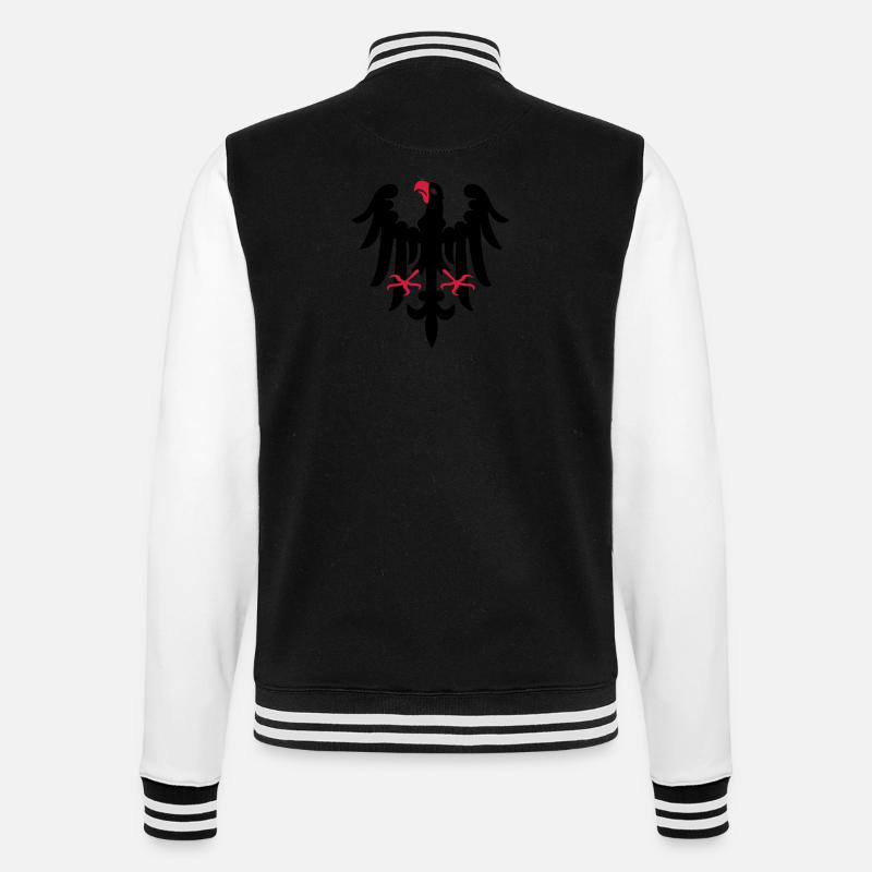 eagle heraldry - College-Sweatjacke - Schwarz/Weiß