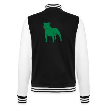 hunde_dogs_pitus - Veste Teddy - noir/blanc - Dos - Marisol (170cm)