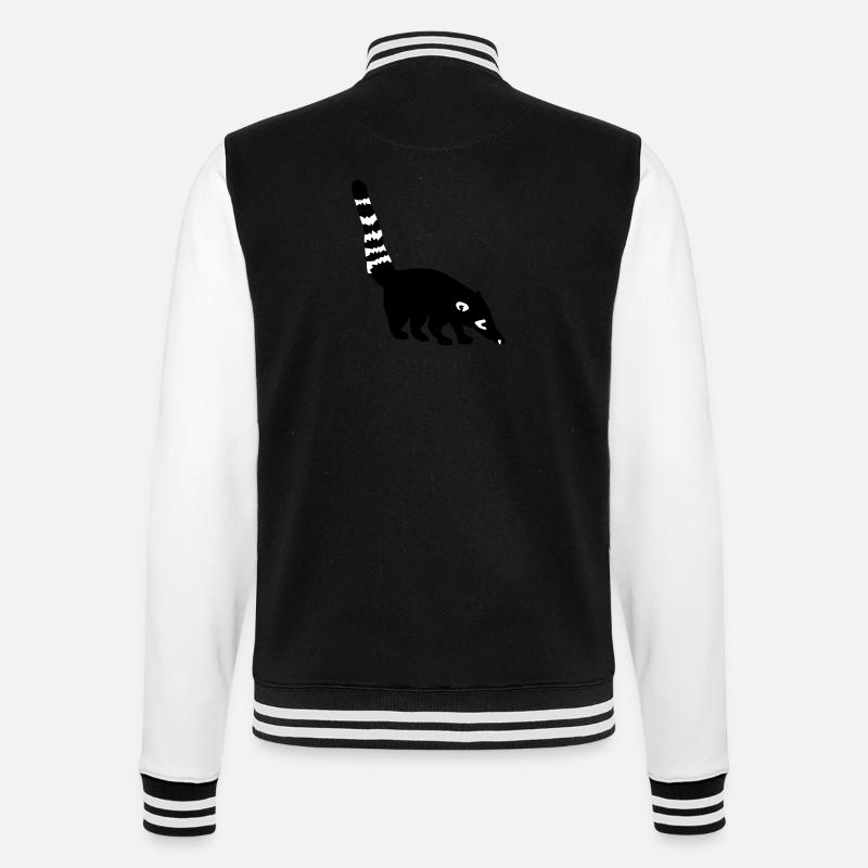 Coati - College Sweat Jacket - black/white