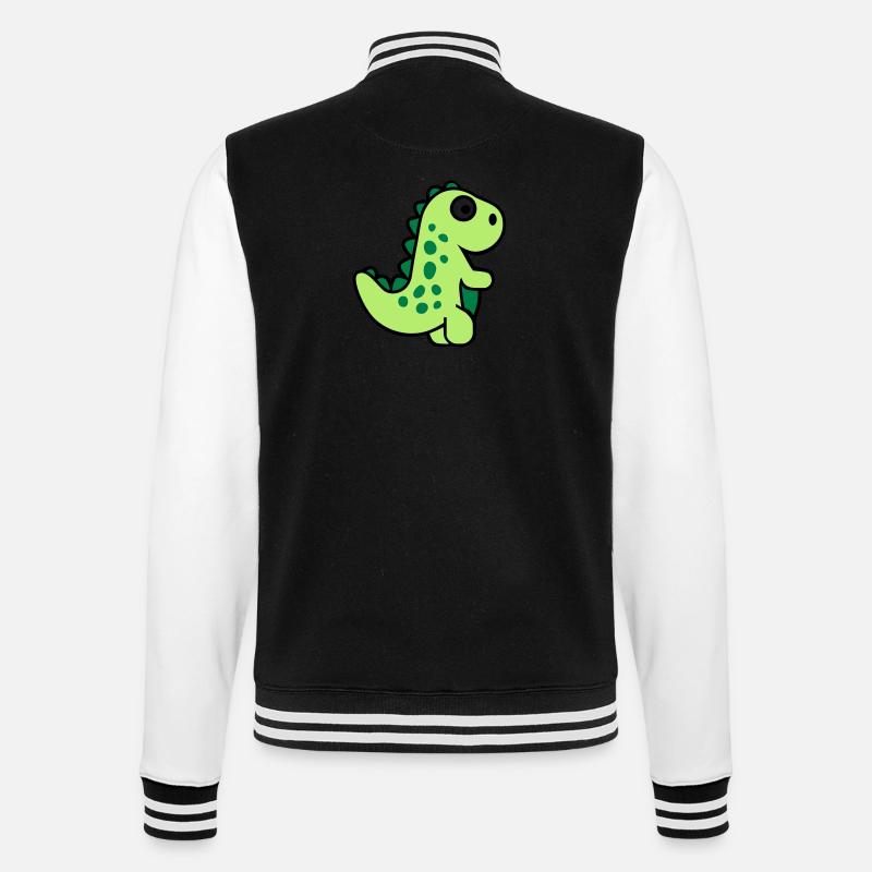 T-Rex - Veste Teddy - noir/blanc