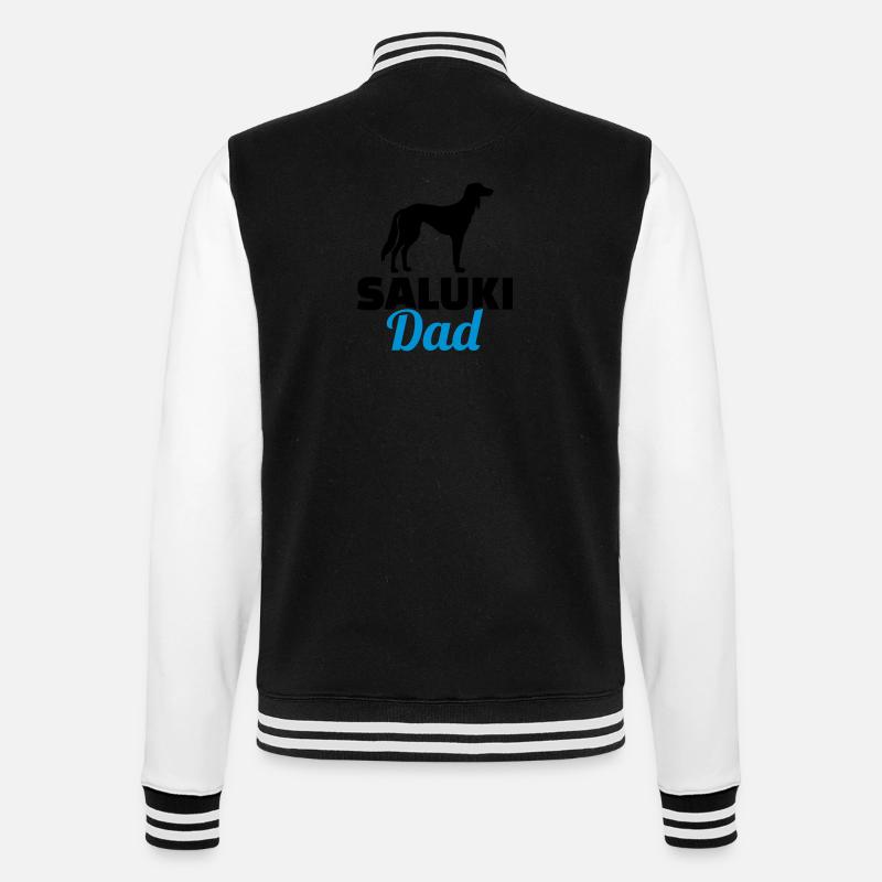 Saluki - Veste Teddy - noir/blanc