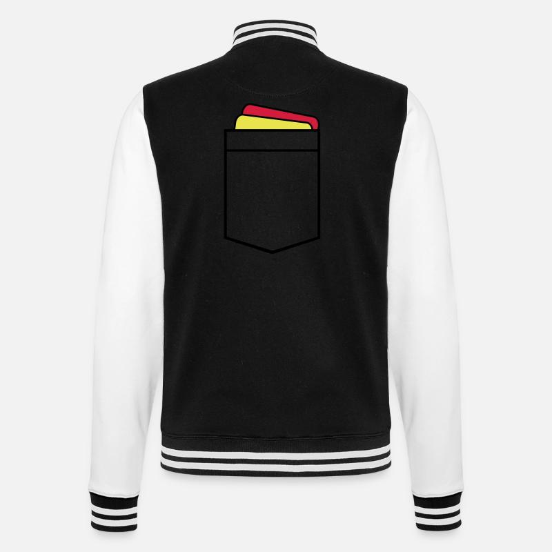 Arbitre - Veste Teddy - noir/blanc