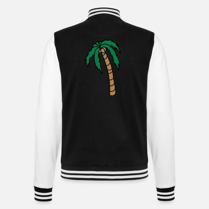 Palme suspendu Design - Veste Teddy - noir/blanc