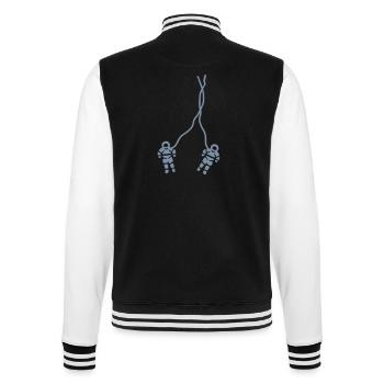 Astronaut - College-Sweatjacke - Schwarz/Weiß - Hinten - Marisol (170cm)