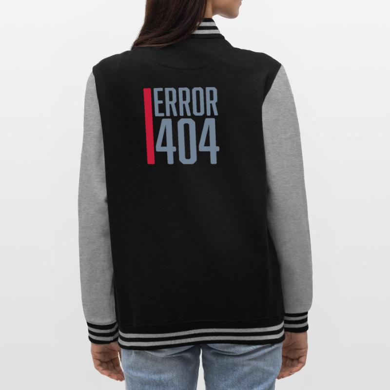 Error Code Error 404 College Sweat Jacket