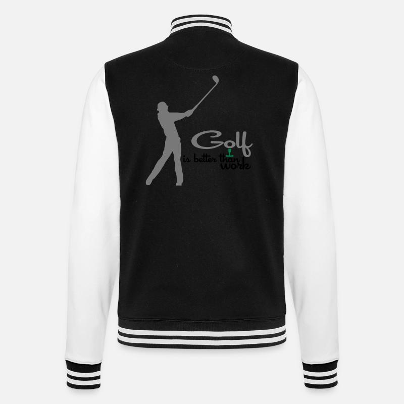golf - College Sweat Jacket - black/white