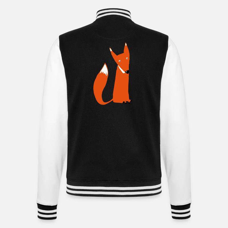 renardroux7mam - College-Sweatjacke - Schwarz/Weiß