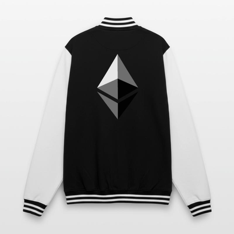 etherium ether ETH College-Sweatjacke