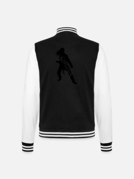 Martial arts female eu - College Sweat Jacket - black/white
