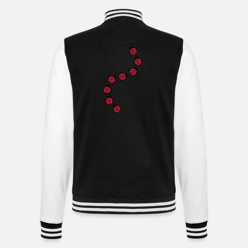 Ladybug - College Sweat Jacket - black/white