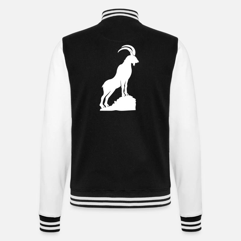 Capricorne 01 - Veste Teddy - noir/blanc