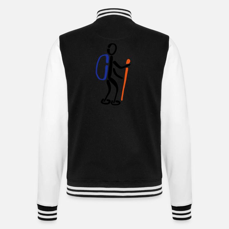 3C randonneurs à pied - Veste Teddy - noir/blanc