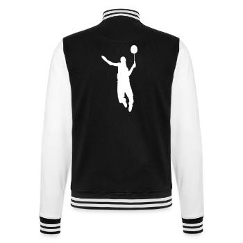 Tennis Badminton Federball Spieler Geschenk - College-Sweatjacke - Schwarz/Weiß - Hinten - Marisol (170cm)