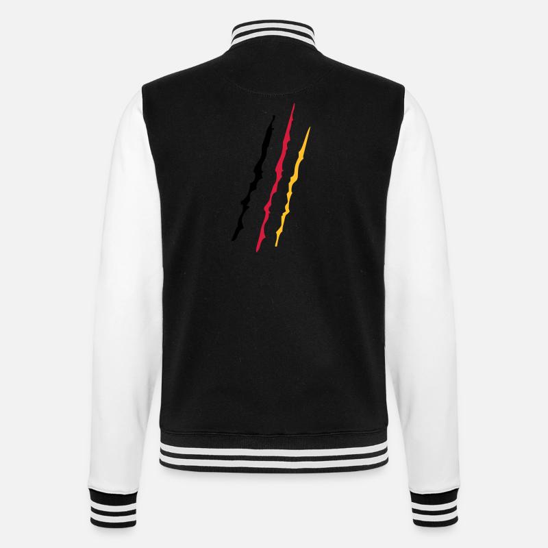 Germany - Veste Teddy - noir/blanc