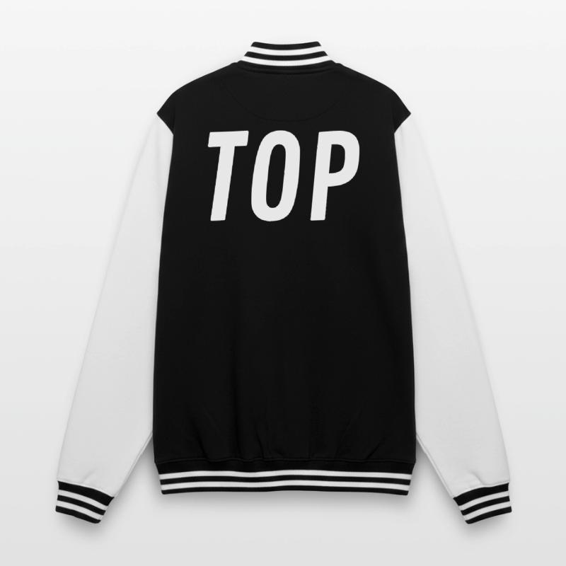 Top oder Bottom College-Sweatjacke