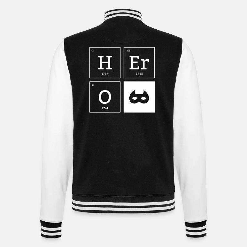 HERO Mask Superhero Elements Cadeau - Veste Teddy - noir/blanc