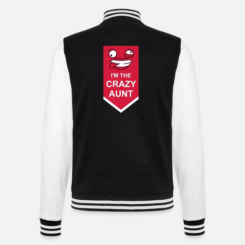à The Crazy Aunt - Veste Teddy - noir/blanc