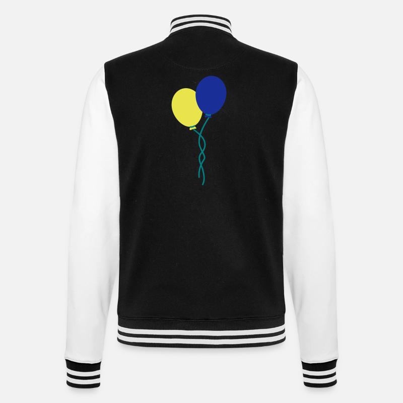 luftballons__f3 - Veste Teddy - noir/blanc