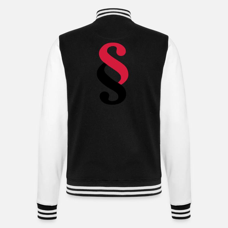Paragraph - College-Sweatjacke - Schwarz/Weiß