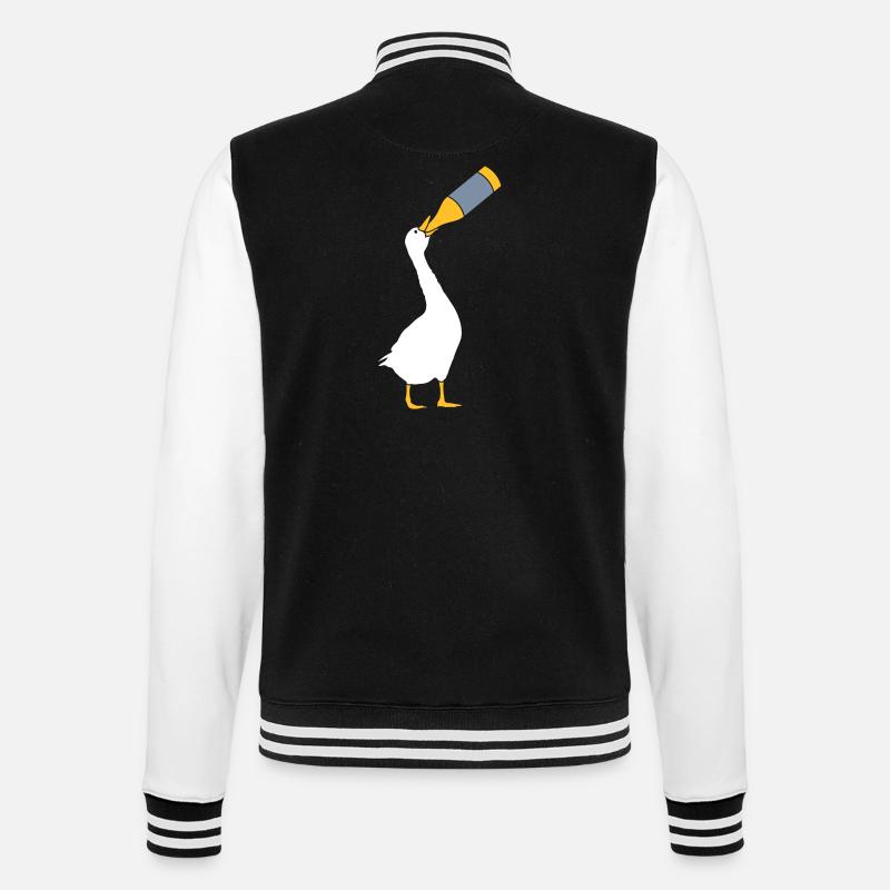 Fête de l’alcool d’oie - Veste Teddy - noir/blanc